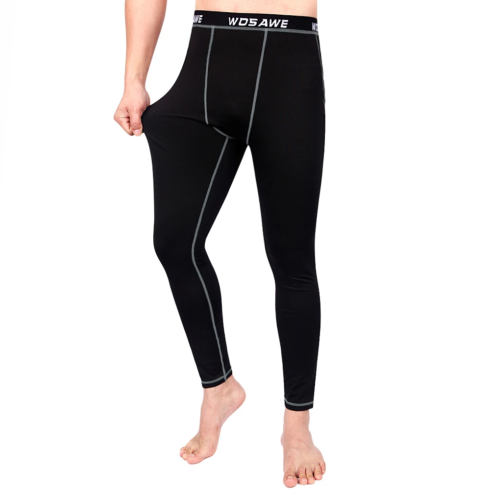 WOSAWE Мужская термальная флисовая быстросохнущая Базовая нижняя одежда для