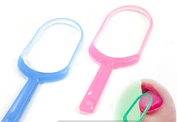 

hot selling plastic Pure line Tongue Cleaner,Prevent bad breath tongue scraper,personal oral hygiene care accessory