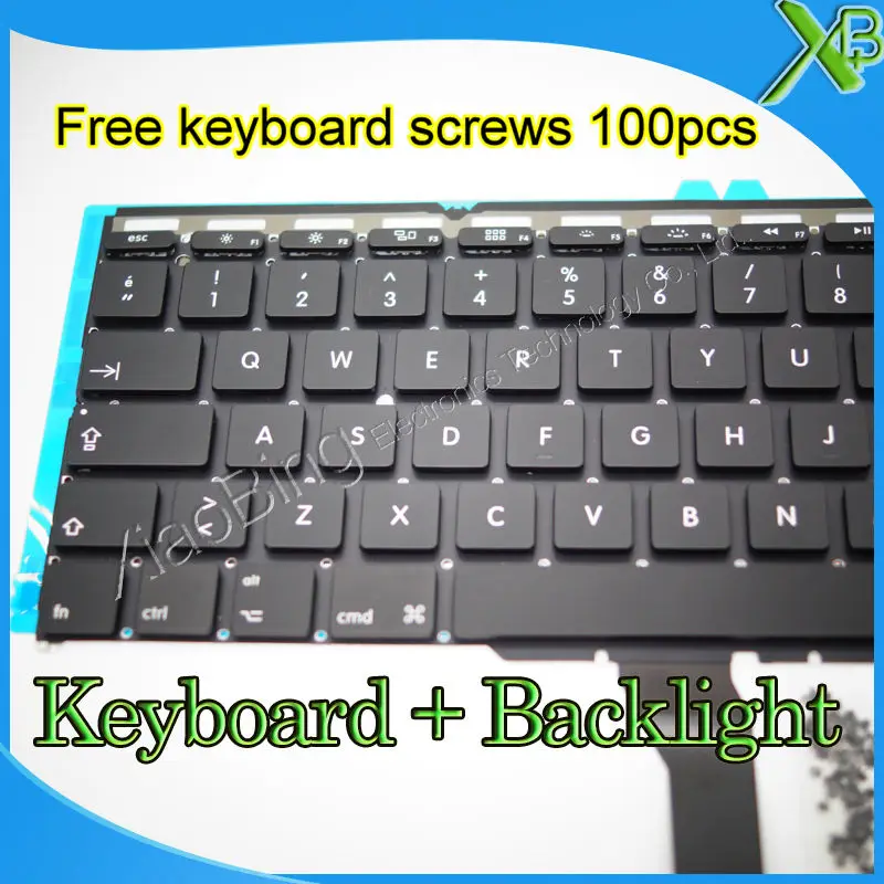 Совершенно новая Турецкая клавиатура TR с подсветкой + 100 винтов для клавиатуры