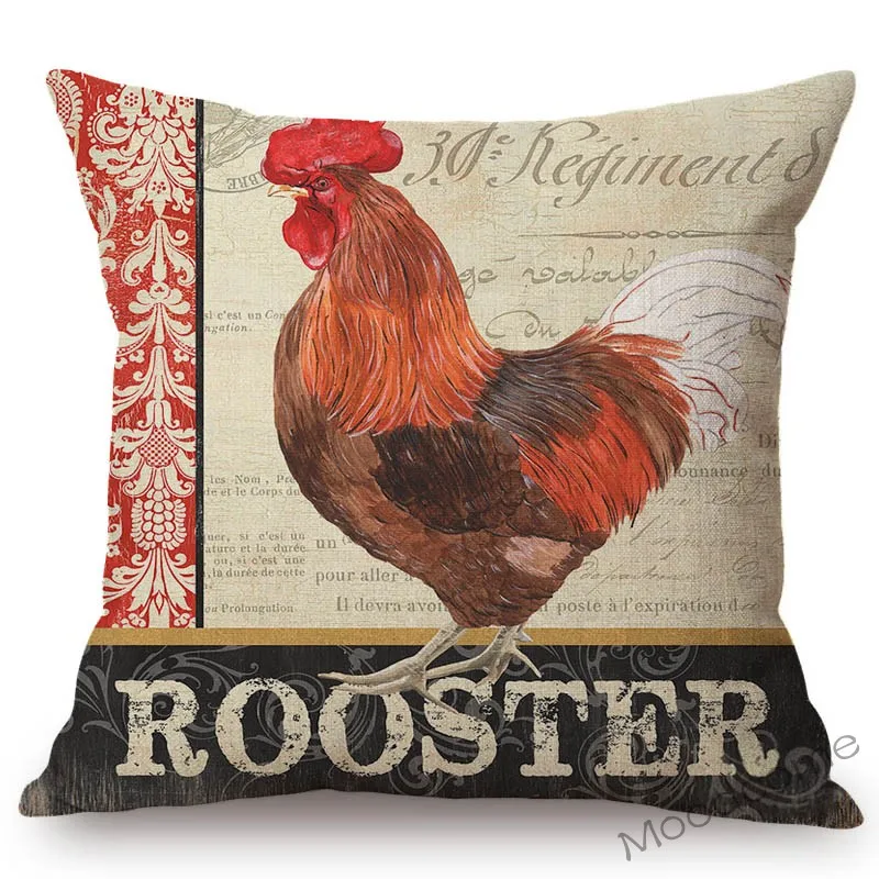 Ретро ферма животные Курица Петух курица домашняя декоративная художественная