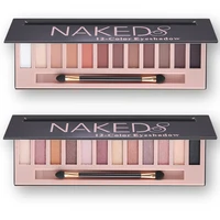 branded cosmetic makeup glitter shimmer matte eye shadow palette make up 12 colors eyeshadow palette nudes matte women gift