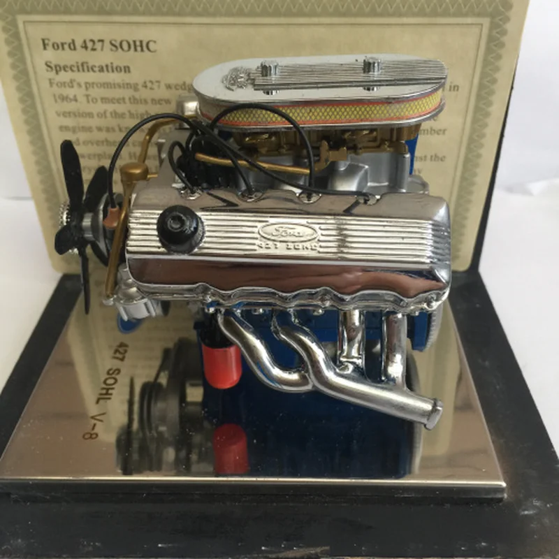 1:6 427 Sohc Модель двигателя сплав модель автомобиля