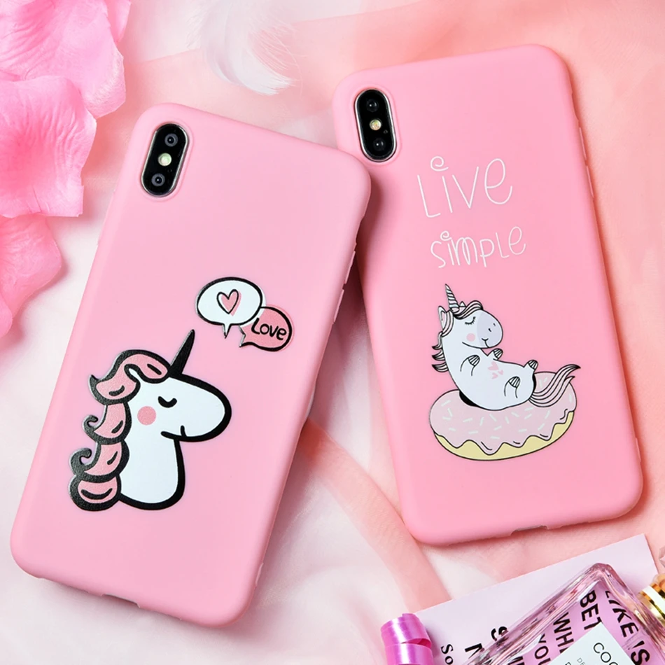 TOMKAS Единорог чехол для телефона с рисунком в виде животного для iPhone 7 8 чехол s для iPhone X XS MAX задняя крышка силиконовый чехол для iPhone 6 S 6 S 7