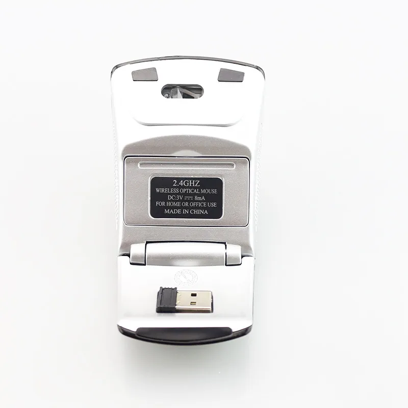 Sovawin Складная Беспроводная мини-мышь 2,4g Оптическая usb матовая поверхность складные эргономичные мыши для компьютера ноутбука рабочего стола