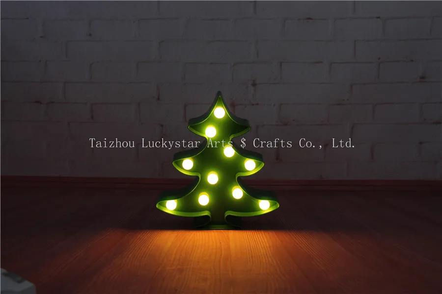 Новинка светящийся мини шатер Рождественская елка вывеска светодиодный