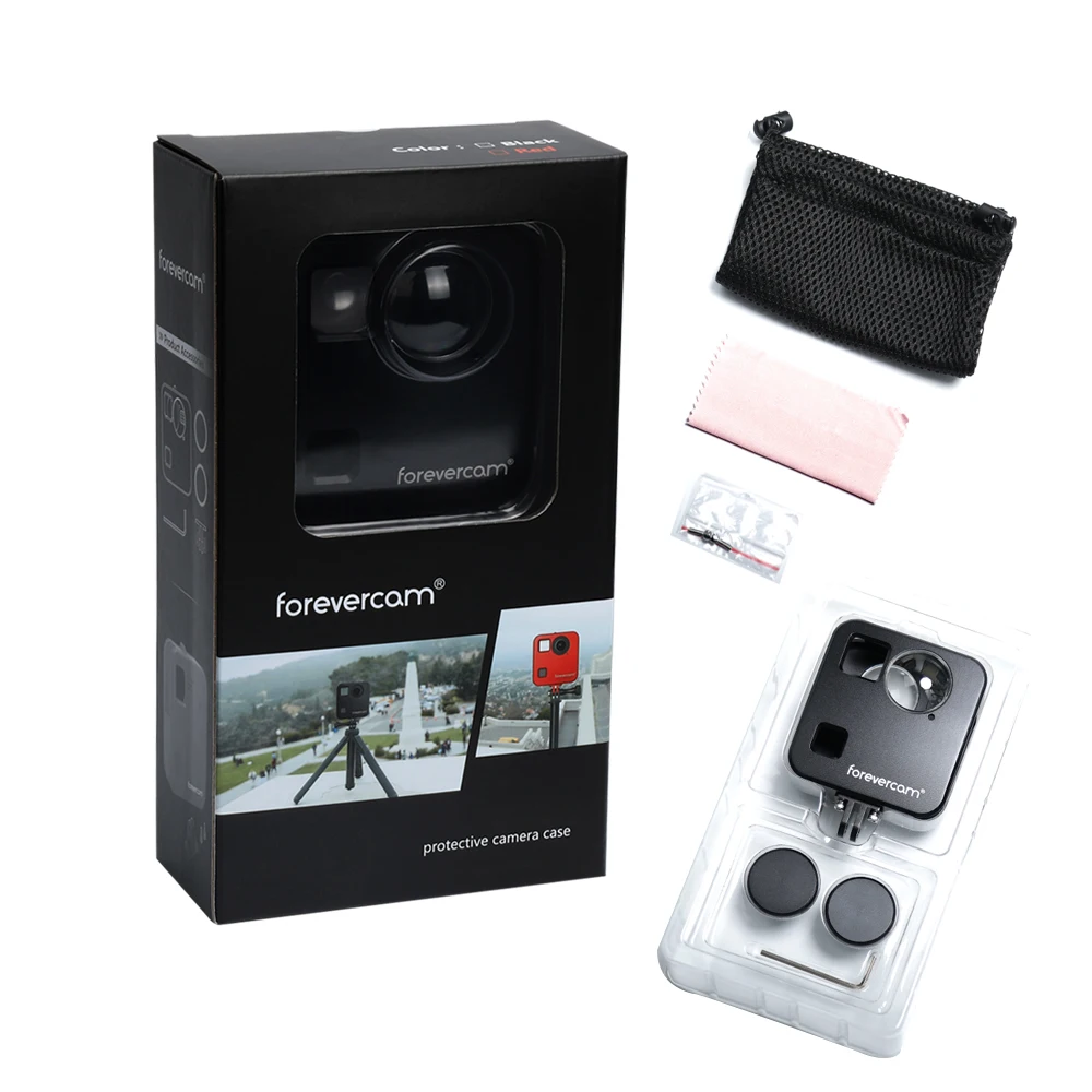 Алюминиевый защитный чехол Forever для экшн камеры GoPro Fusion с объективом|Чехлы