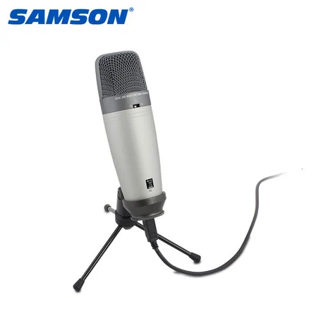 Оригинальный SAMSON C03U Многофункциональный USB Студийный конденсаторный микрофон