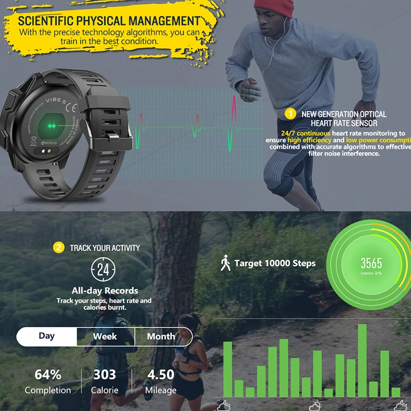 Смарт часы pk q9 mi band 3 4 спортивные для мужчин пульсометр фитнес браслет