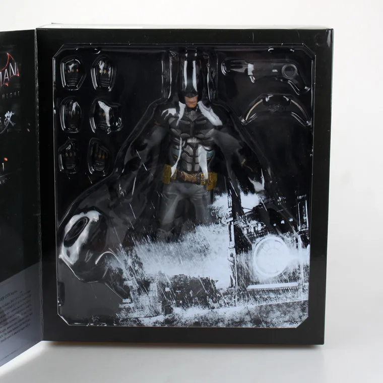 PLAY ARTS 27 см Бэтмен: рыцарь Аркхэм Оригинальная черная версия фигурки модель