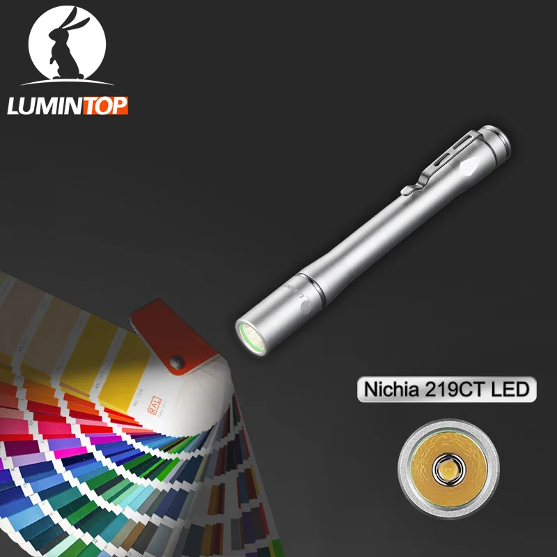 Светильник ручка LUMINTOP IYP365 серебристый двухсторонний переключатель режима
