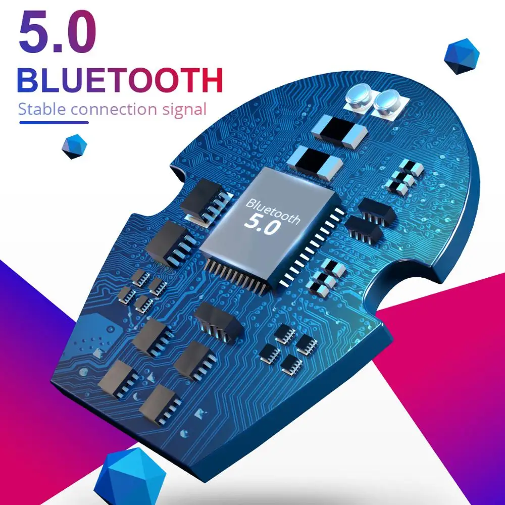Беспроводные наушники FONKEN TWS с функцией Power Bank настоящие стерео Bluetooth спортивные