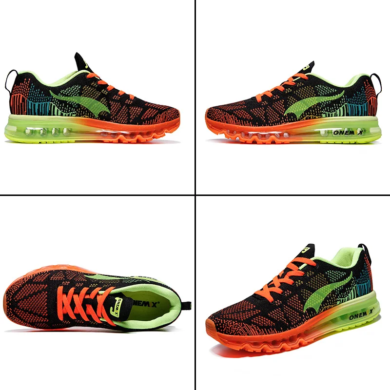 ONEMIX Shock Absorption Men's Running Shoes Cool Light Breathable Sport Shoes For Men Sneakers for Outdoor Jogging Walking Shoes