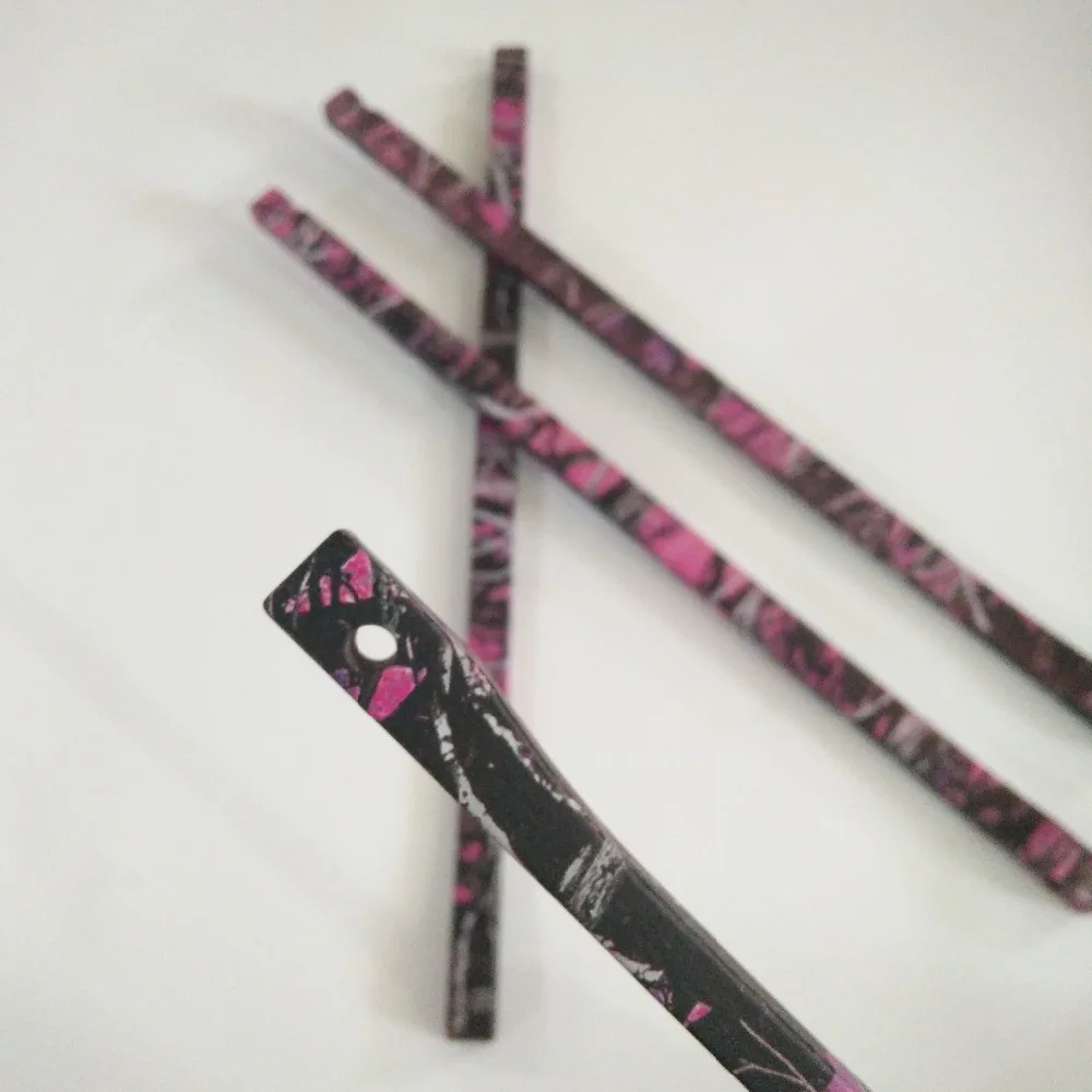 4 шт. Стекловолоконные конечности в красном камуфляже для самостоятельного