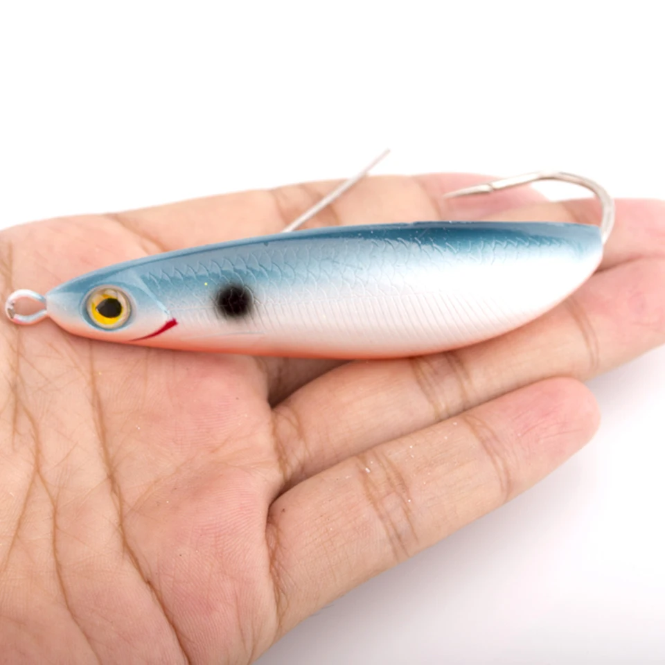 Ходить Рыба 1 шт. качество медленно опускается на дно Рыболовная Приманка Minnow 20 г 8