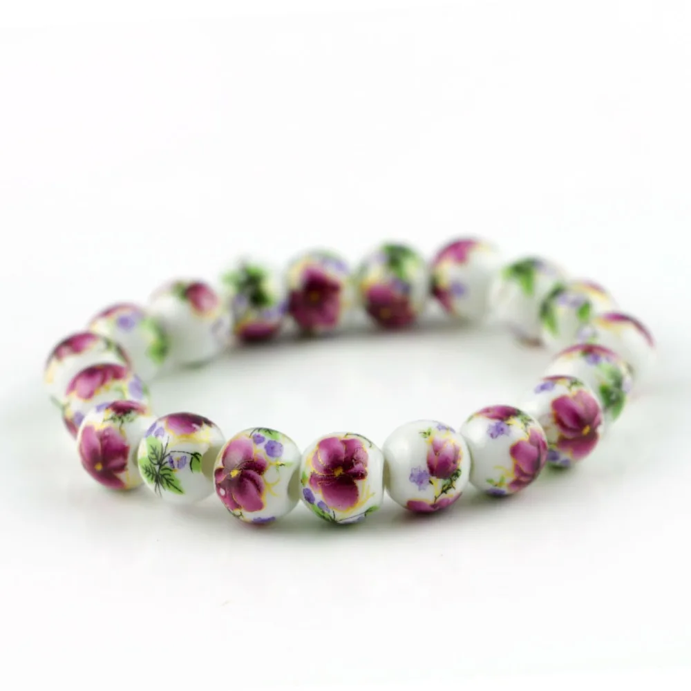 Классические винтажные браслеты ручной работы в виде розы круглые нити