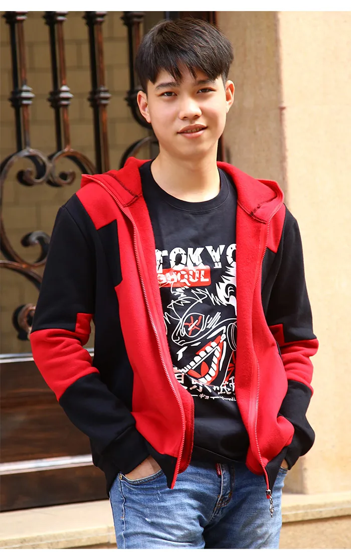 Толстовка с капюшоном для мужчин и женщин deadpool на молнии костюм мужская