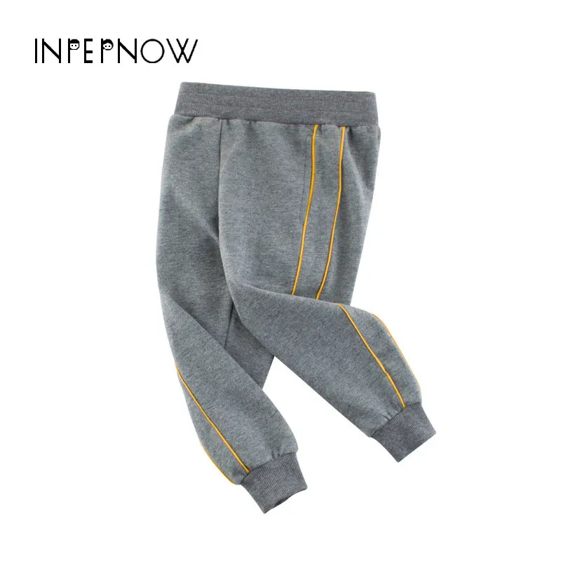 INPEPNOW детские спортивные штаны для мальчиков хлопок 2019 весенние брюки девочек