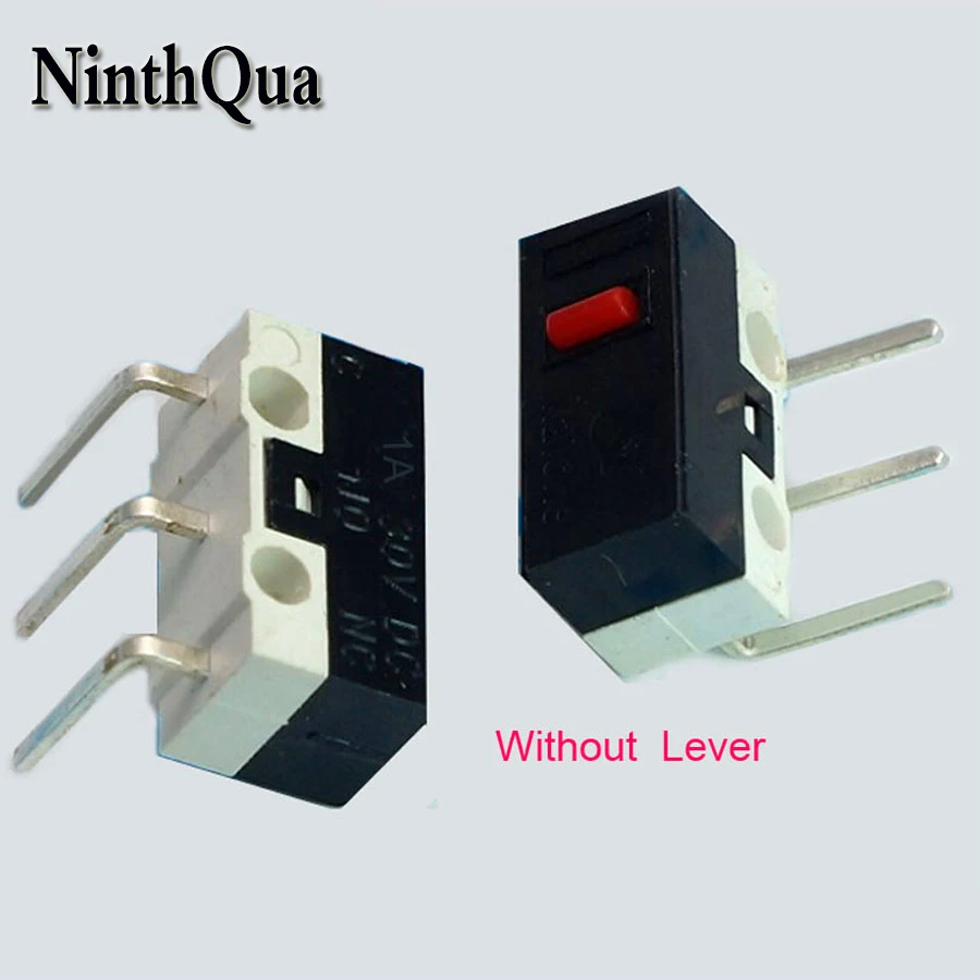 10 шт. 3P переключатель мыши 90 градусов вертикальный 3Pin DC 1A 125V AC Прямоугольный Без