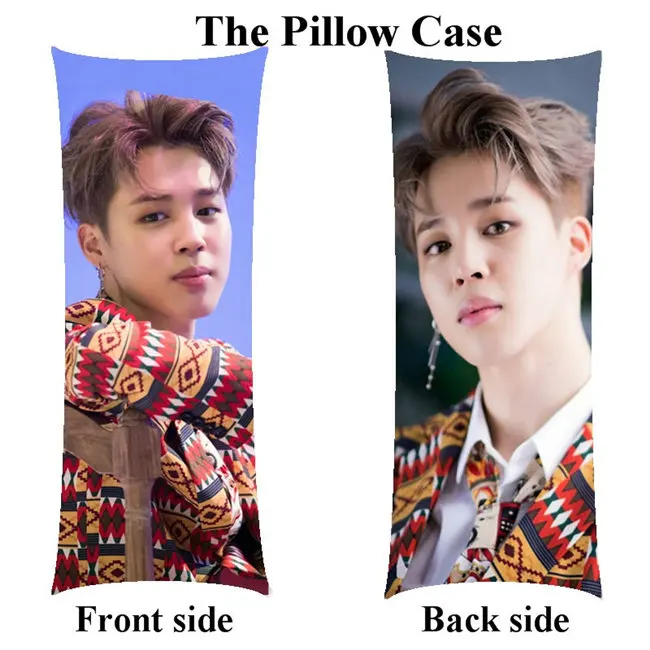 PillowCase Bangtan мальчики длинная наволочка kpop Jimin домашняя девушка только тело наволочка на заказ - Цвет: PillowCase