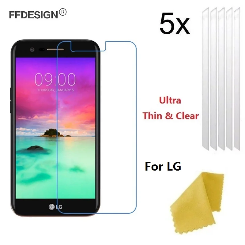 5x Защитная пленка для ЖК экрана с защитой от царапин LG G6 G5 G4 G3 G2 K3 K4 K7 K8 K10 2017 защита