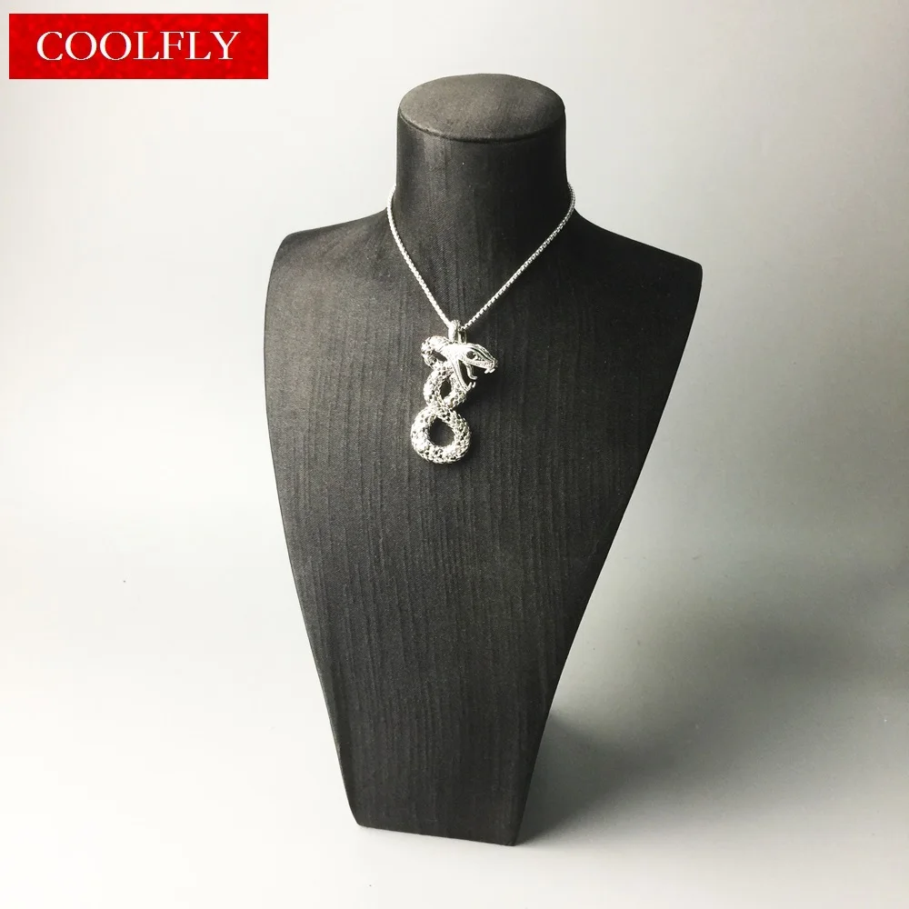 Цепочки и ожерелья Ретро Змея кулон Мода Стиль Rebel панк звено цепи Модные