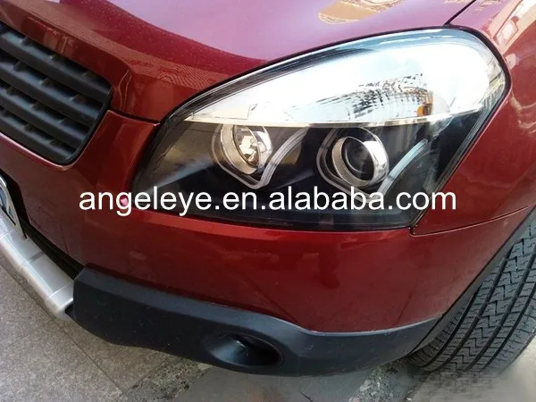 Для Nissan Qashqai фары 2008-2012 года U Стиль светодиодный ная передняя лампа LD | Автомобили