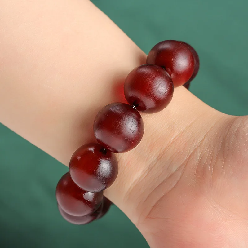 Тибетский старый козий гудок красный буддийский для пожилых натуральный от