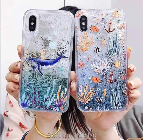 Мягкий чехол из ТПУ с изображением дельфина для Iphone X, 8, 7, 6, 6S Plus, Xiaomi mi, 5X, A1, 6X, A2, mi, X2S, mi, X, 2 S, 8, Red mi, 5 Plus, NOTE5, чехол, 80 шт