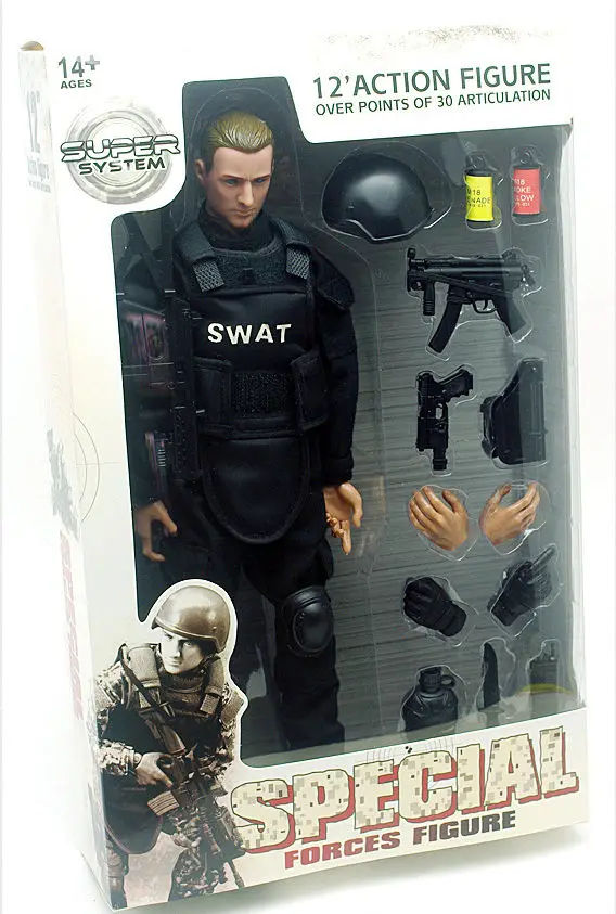 1/6 весы NB06A Мужская солдатская Модель 12 дюймов Swat SDU уплотнения полный набор