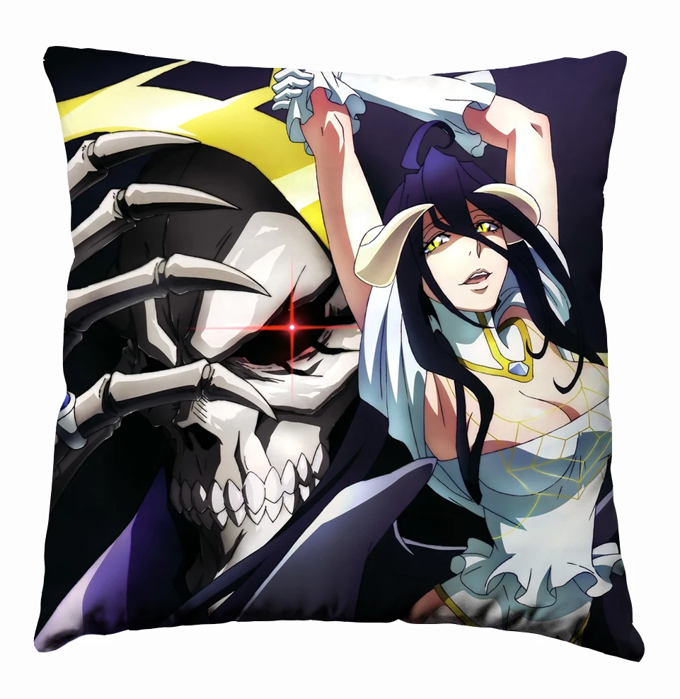 Аниме Манга Overlord 40x40 см наволочка декоративная индивидуальные сиденья постельные принадлежности подушки наволочка