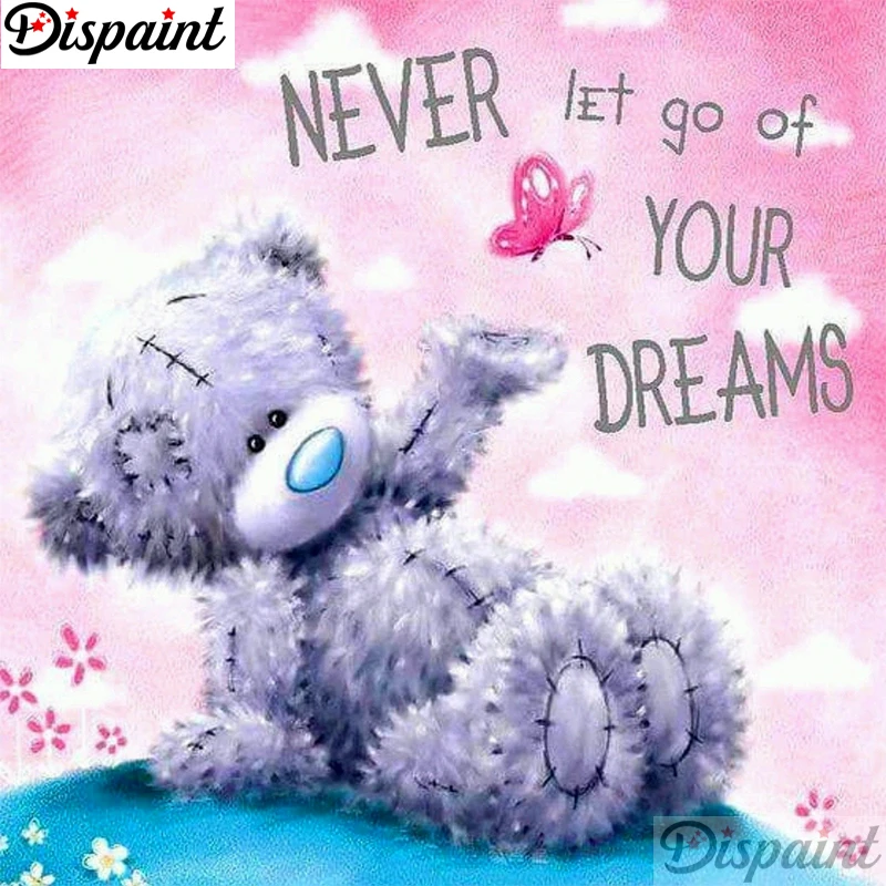 

Dispaint Full Square/Round Drill 5D DIY Diamond Painting "Cartoon bear scenery"Embroidery Cross Stitch 3D Home Decor Gift A11313