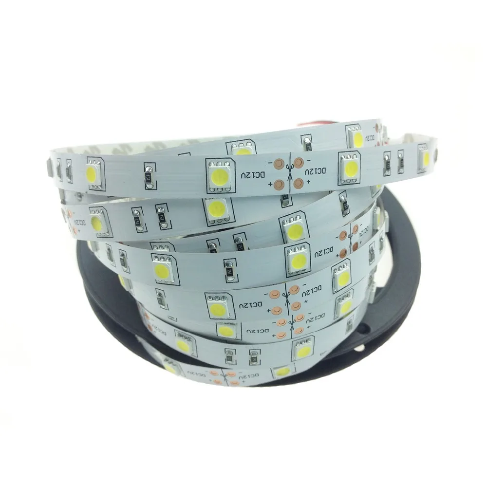 10 м/лот Светодиодная лента 5050 600Led SMD свет DC12V один цвет красный ww синий белый