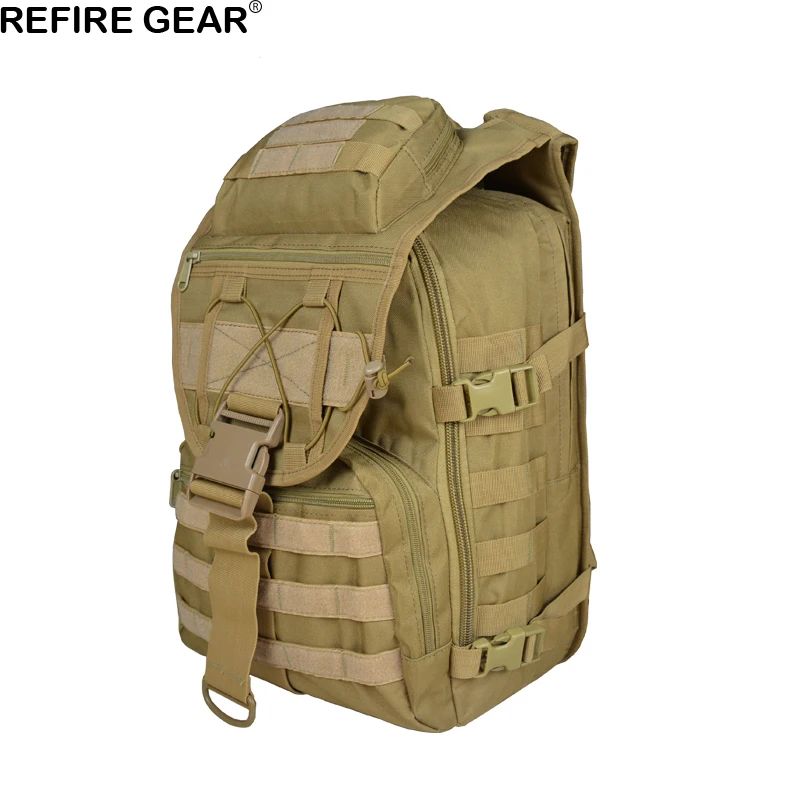 

Refire Gear Outdoor Backpack Men Camouflage Laptop Bags Waterproof Travel Backpack 40L Hiking Climbing Fishing Knapsack