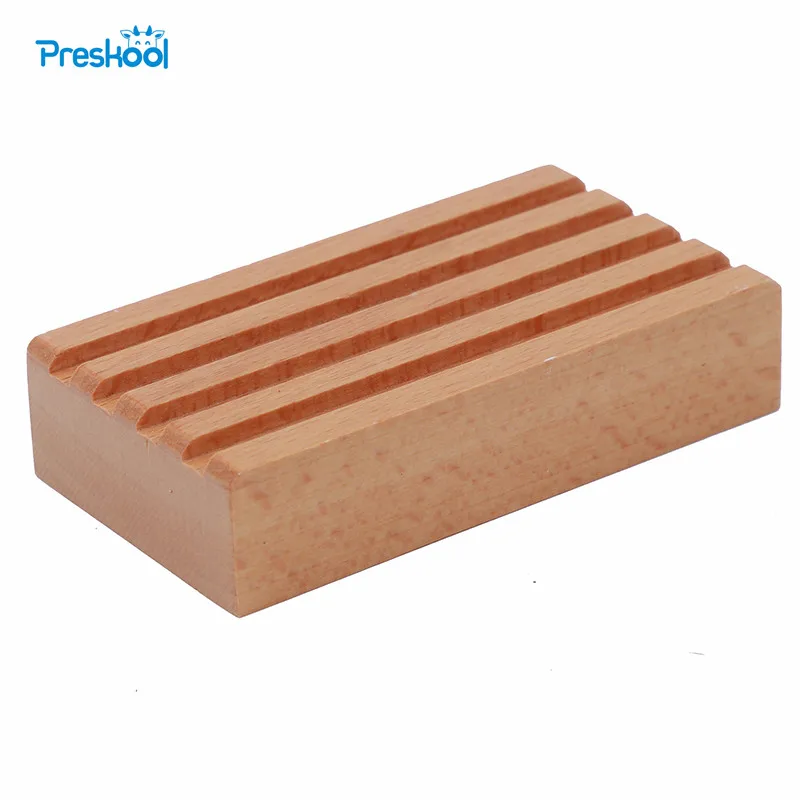 Детская игрушка Монтессори держатель для 4 карандашей дерево раннего развития