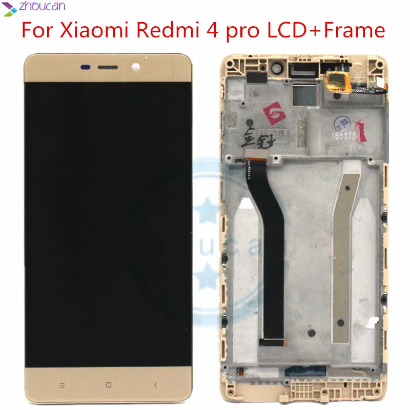 5 0 &quotдля Xiaomi Redmi 4 Pro 4Pro Prime ЖК-дисплей кодирующий преобразователь сенсорного