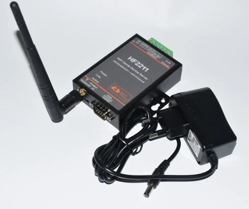 Модуль последовательного сервера RS232/RS422/RS485 к Wi Fi/Ethernet поддержка TCP/IP/Telnet/Modbus TCP