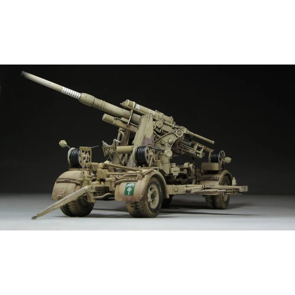 Немецкая модель оружия OHS Tamiya 35017 1/35 88 мм Flak 36/37 Вт/9 фигурок Ks750 Военная сборка AFV