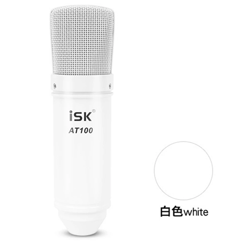 Оригинальный динамический конденсатор ISK AT100 проводная запись микрофон