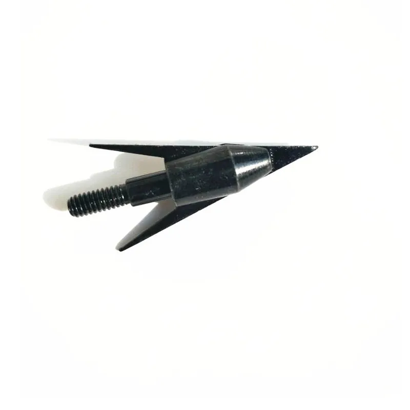 Наконечник для стрелы 2 лезвия Shoting рыба стрелка головки точек черный Bowfishing Broadheads