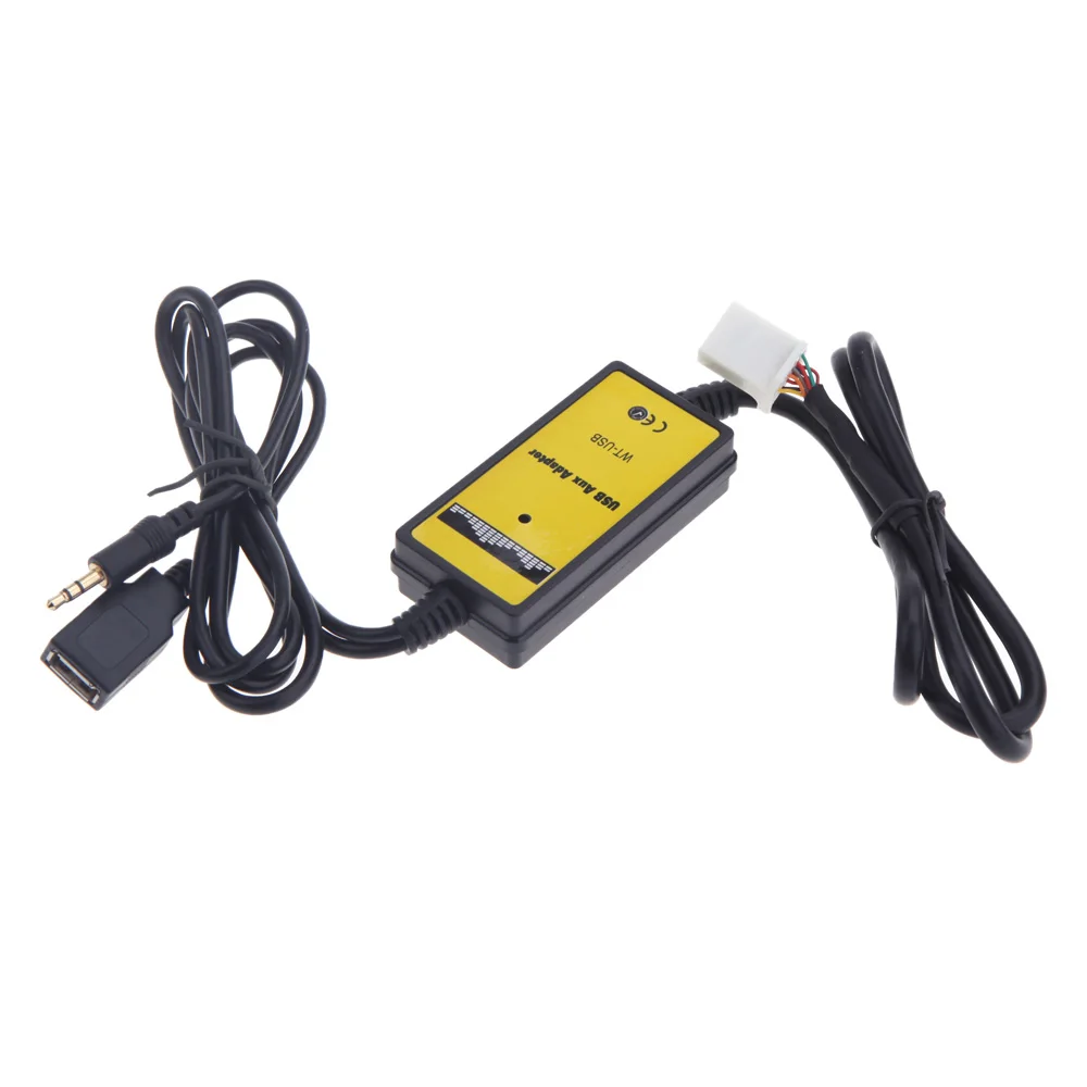 Автомобильный USB адаптер MP3 аудио интерфейс SD AUX кабель для передачи данных разъем