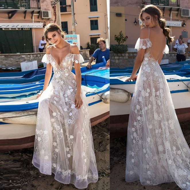 2019 платья свадебное платье модели vestido de noiva женское Новое сексуальное v-образным