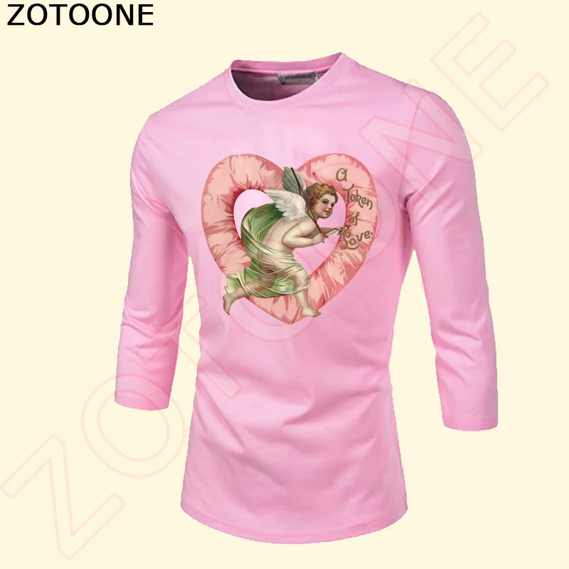 ZOTOONE Angel патч с железом для одежды, футболка, платье, сделай сам, угол, украшение для девочки, переводные наклейки для одежды C