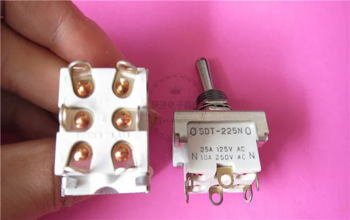 Оригинальный новый 100% SDT-225N 6pin 2 кнопка переключения передач переключатель тряски