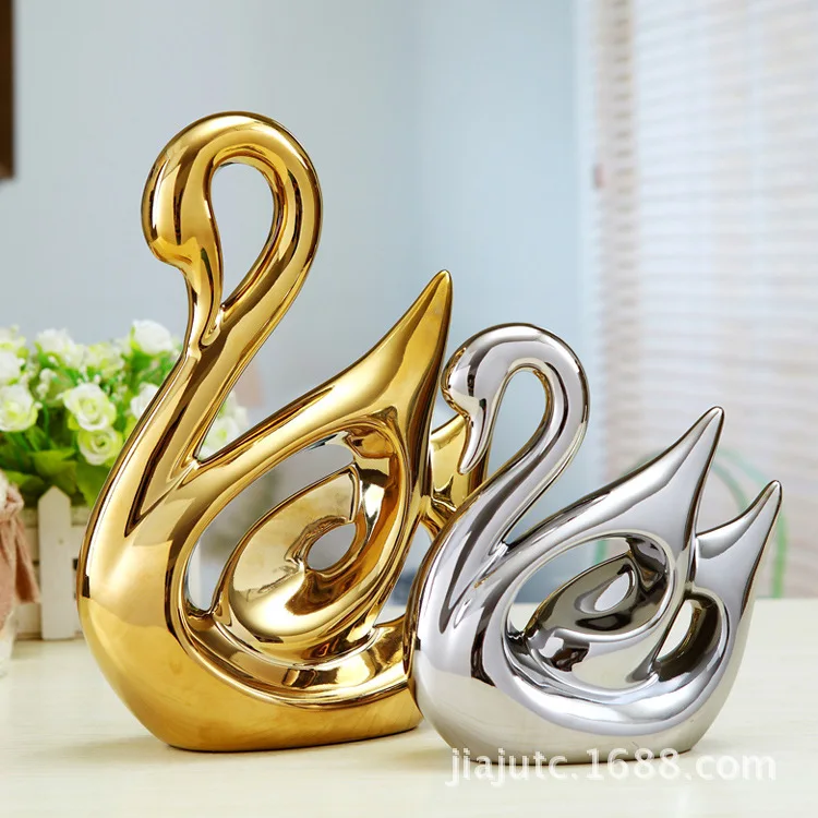 Сельский стиль лебедь для любителей рукоделия лучший свадебный подарок