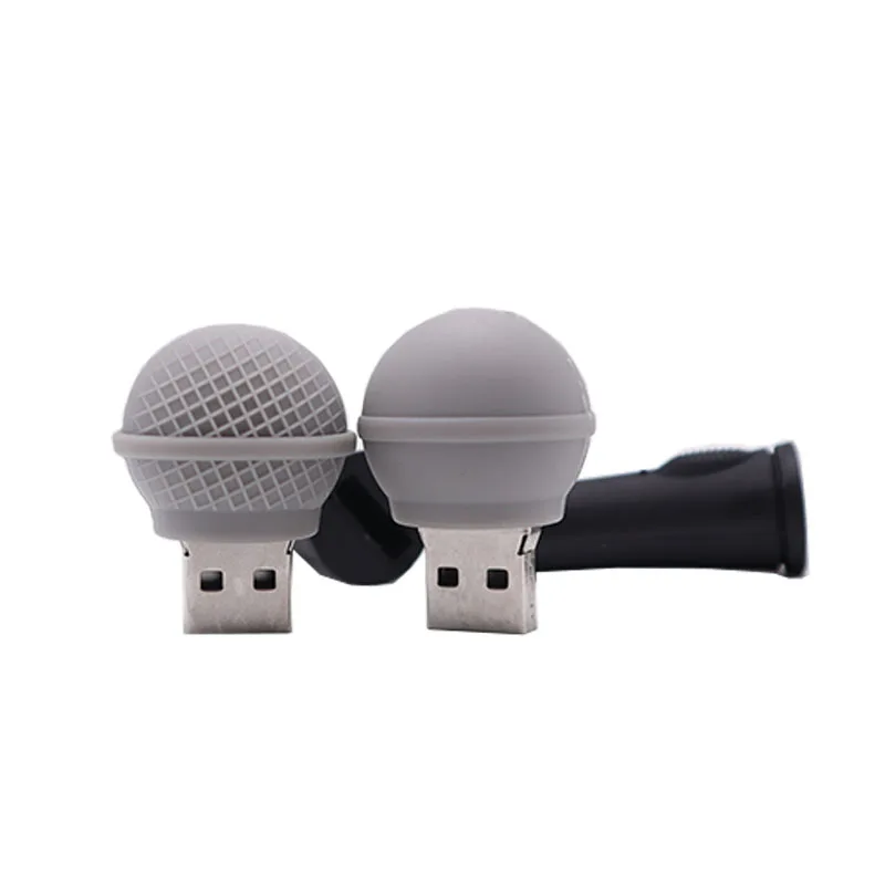 USB флеш накопитель мультяшный микрофон флешка 4 ГБ 8 16 32 64 новый дизайн карта