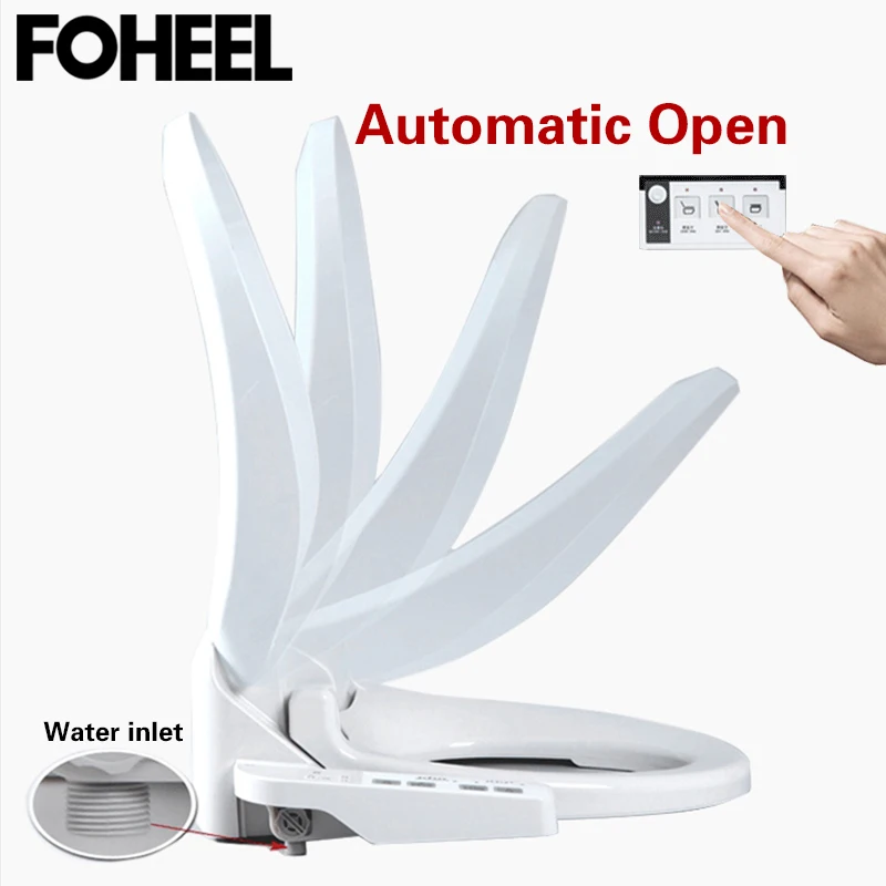 FOHEEL автоматическое открытое умное сиденье для унитаза электрическое биде