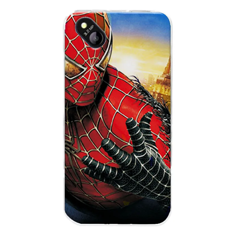 Очаровательный чехол для телефона Marvel Hero Captain America Micromax D303 Железный человек