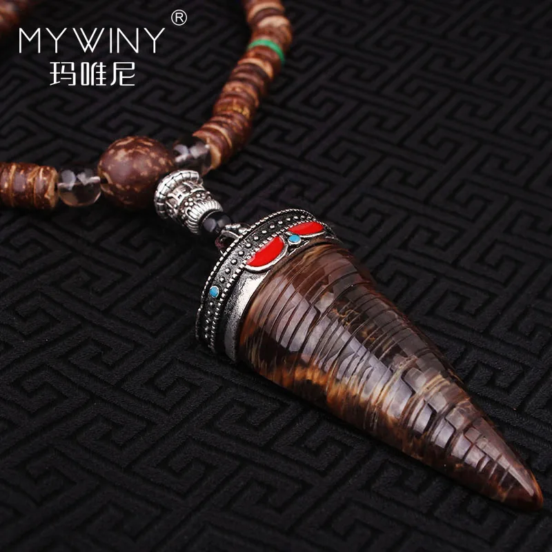 Ювелирные изделия в непальском стиле длинное ожерелье свитер винтажное из