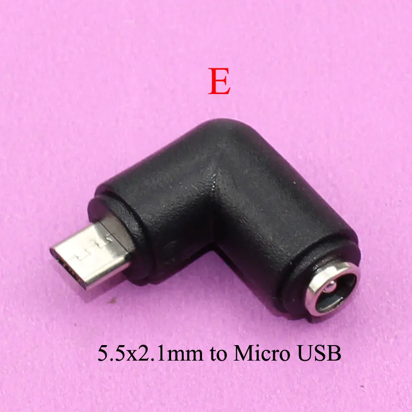 

YuXi 5.5X2.1mm Type-C Female to Micro USB 5.5*2.1mm 4.8*1.7mm Lighting Plug Male Jack For Laptop PC DC Power Adapter Connector
