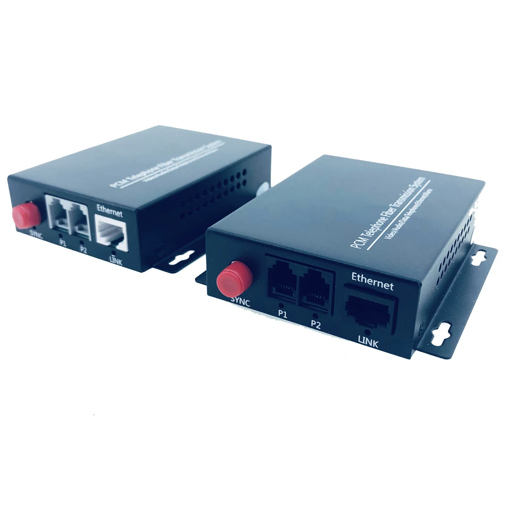 Бесплатная доставка 2 шт. волоконная передача телефона 1 Ethernet порт медиа